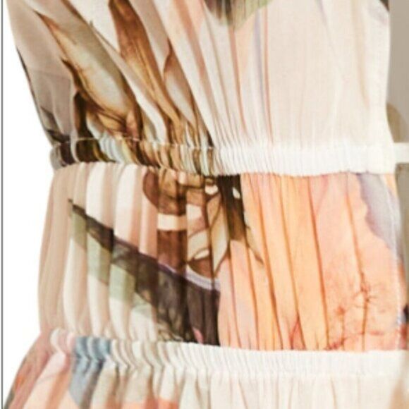 CITY CHIC PLUS Size Floral Barbados Lightweight Hi-lo Jacket - Picture 3 of 6